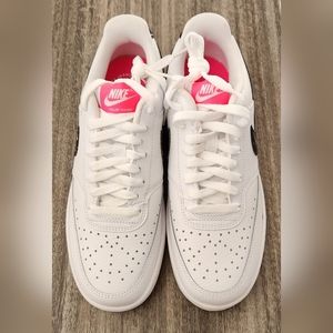 Nike Court Vision Pink and White Womens